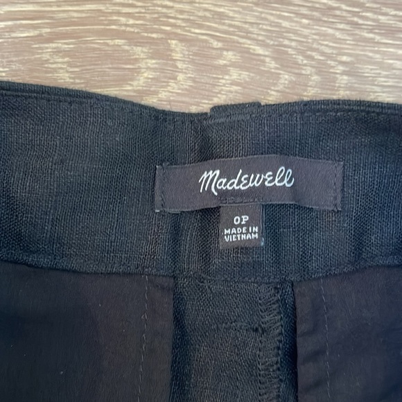 Madewell Petite Harlow Linen Wide-Leg Pant - Picture 3 of 4